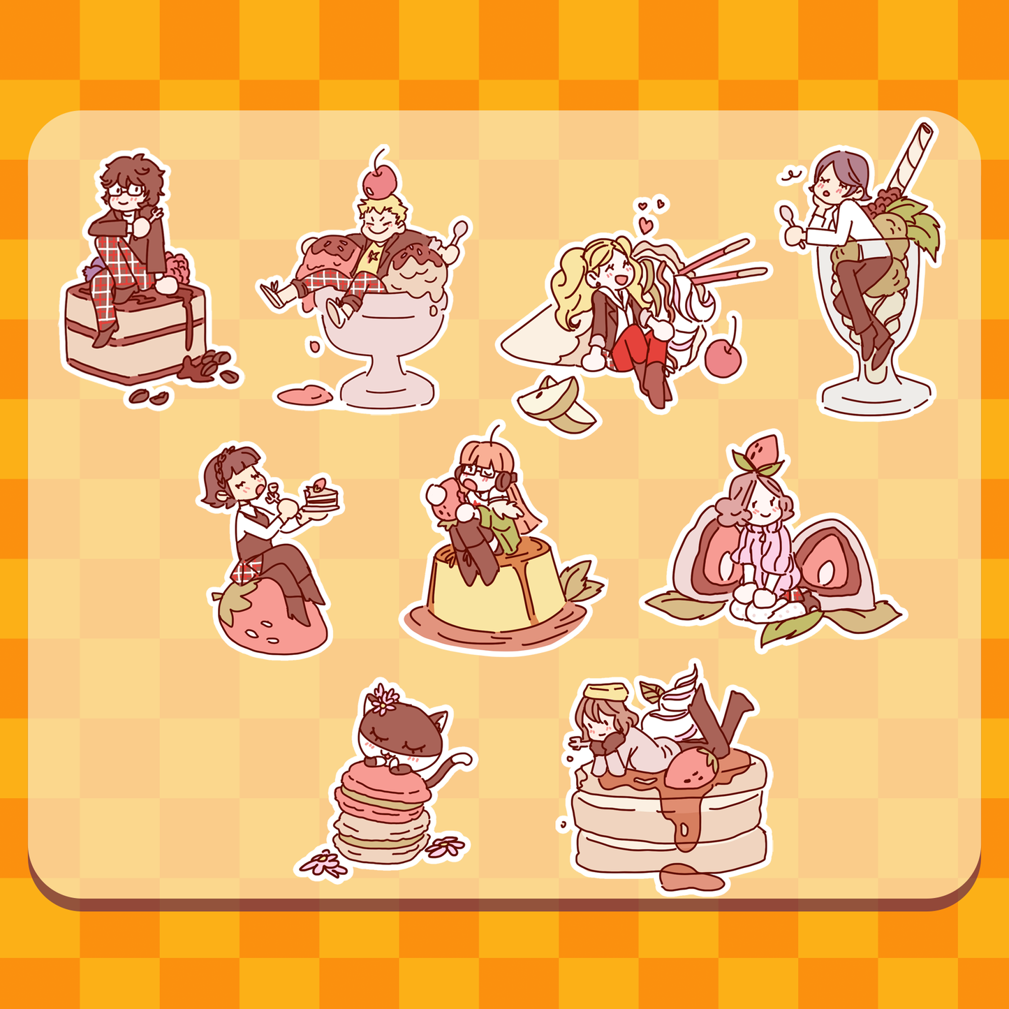 Persona 5 [Desserts] Stickers